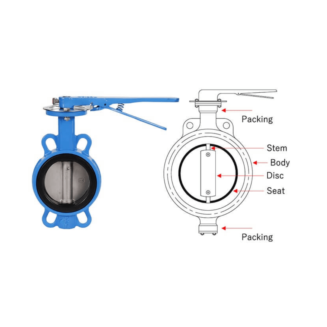 butterfly valve body